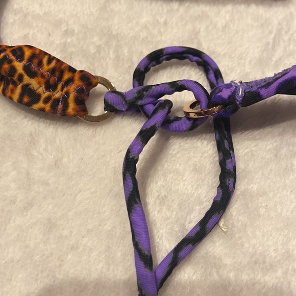 RADIO FIJI NWT Size S Bikini Tassels & Fringe Animal Print - Picture 10 of 13